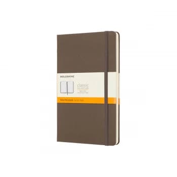 Moleskine Large Ruled Hardcover 240Pg 130x210mm Earthbrown Ref