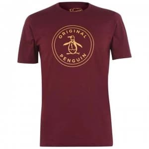 Original Penguin Logo Stamp T Shirt - Port 608