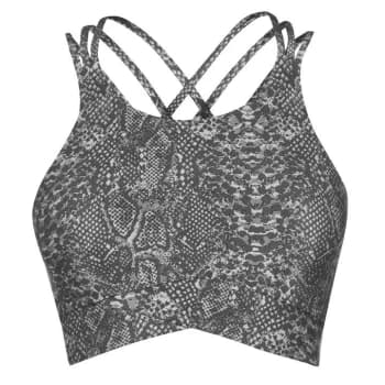 Biba Active Snake Bra - Grey Snake
