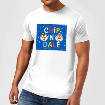 Disney Chip N' Dale Mens T-Shirt - White - XS