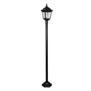 Kerry 1 Light Outdoor Coastal Lamp Post Black IP44, E27
