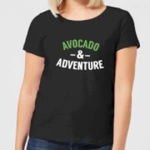 Avocado and Adventure Womens T-Shirt - Black - 3XL