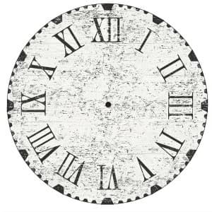 Fine Decor Wall Pops Reclaimed Clock Wall Art Kit