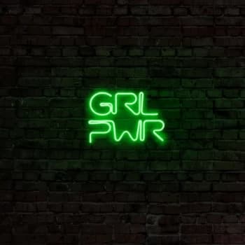 Girl Power - Green Green Wall Lamp