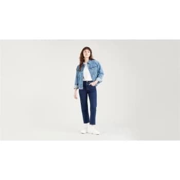 Levis 501 Cropped Jeans - Salsa Stonewash