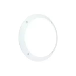 Netlighting Seran Integrated LED 1 Light Outdoor Wall Light Matt White Textured,