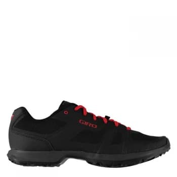 Giro Gauge Mens Cycling Shoes - Black/Red