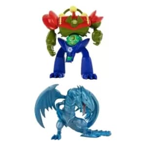 Yu-Gi-Oh! Action Figure 2-Pack Blue-Eyes White Dragon & Gate Guardian 10 cm