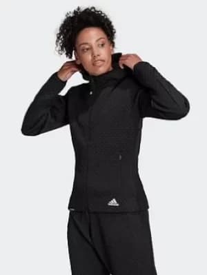 adidas Z.n.e. Sportswear Full-zip Hoodie, Blue Size M Women