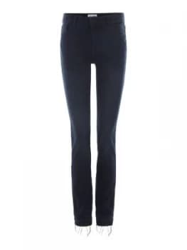 DL1961 Florence Raw Hem Jeans in Sloane Denim Dark Wash