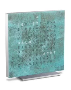 QLOCKTWO Touch Creators Edition Vintage Copper Table Clock