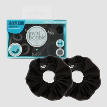 MP X Invisibobble Power Sprunchie - Black - 2 PACK