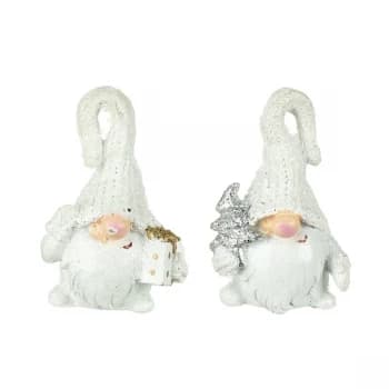 Small Gonks In White Hats (Set of 2)