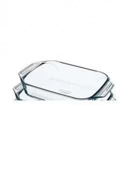 Pyrex 3 Piece Rectangular Roaster Set
