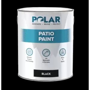 Polar Specialist Coatings Polar Patio Paint 5 Litre Black