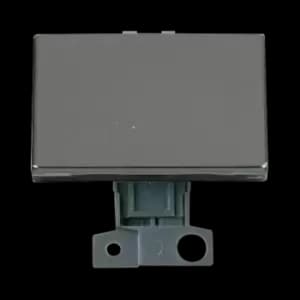 Click Scolmore MiniGrid 10A 2 Way Paddle Ingot Module Black Nickel - MD009BN