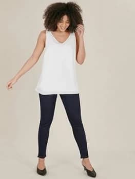 Evans Indigo Skinny Jean, Indigo, Size 18, Women