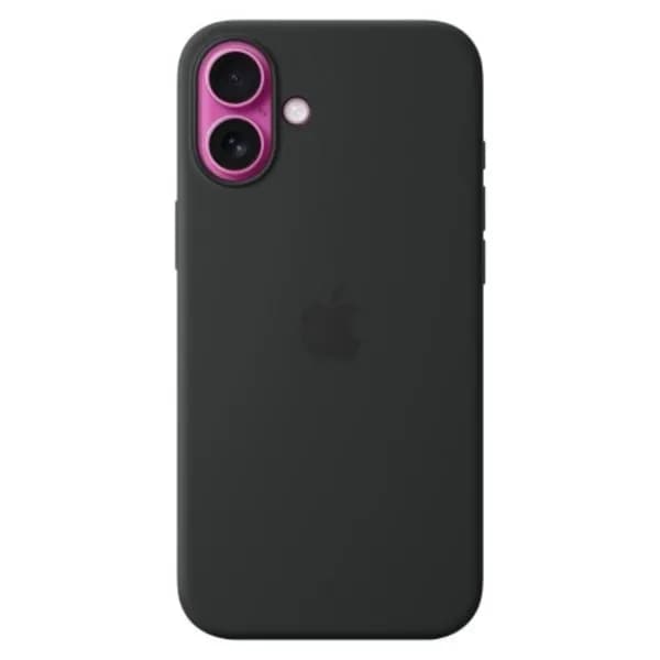 Apple Silicone Case with MagSafe for iPhone 16 Plus - Black