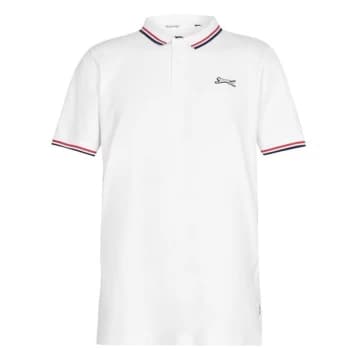 Slazenger Tipped Polo Shirt 2.0 - White