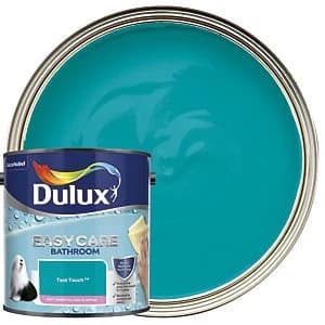 Dulux Easycare Bathroom Teal Touch Soft Sheen Emulsion Paint 2.5L