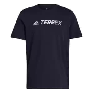 adidas Terrex Classic Logo T-Shirt Mens - Blue