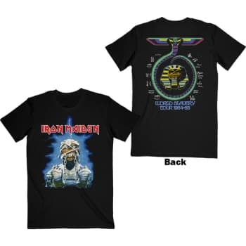Iron Maiden - World Slavery Tour '84 - '85 Unisex Large T-Shirt - Black