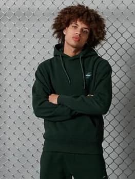 Superdry Sportstyle Brushed Hoodie - Green , Green Size M Men