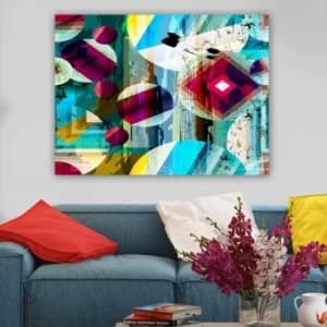 299397101_70100 Multicolor Decorative Canvas Painting