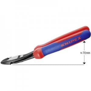 Knipex 74 22 200 Workshop Kraft side cutter non-flush type 200 mm