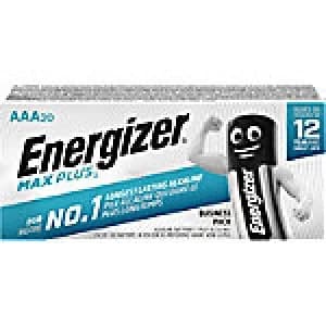 Energizer AAA Alkaline Batteries Max Plus LR03 1.5V 20 Pieces