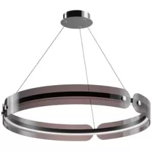 Maytoni Interstellar Modern Cylindrical Pendant Ceiling Light Grey, 4000K
