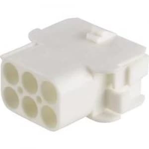 Socket enclosure cable Universal MATE N LOK Total number of pins 6 TE Connectivity 350781 1 Contact spacing 6.35mm 1