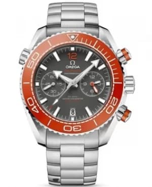 Omega Seamaster Planet Ocean 600M Chronograph 45.5mm Grey Dial Stainless Steel Mens Watch 215.30.46.51.99.001 215.30.46.51.99.001