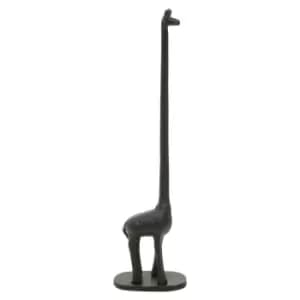 Interiors By Ph Giraffe Toilet Roll Holder - Black