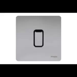 Schneider USFP 16AX 1G Intermediate Switched Black Insert Polished Chrome - GU1414BPC