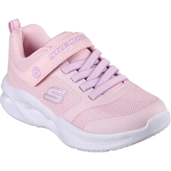 Skechers Girls Sola Glow Lightweight Trainers UK Size 11.5 (EU 29) Light Pink SKE2213-LTPK-11.5