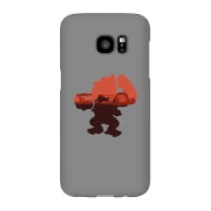 Nintendo Donkey Kong Silhouette Serengeti Phone Case - Samsung S7 Edge - Snap Case - Gloss