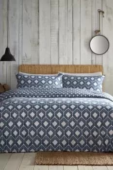 Diamond Blue Duvet Cover and Pillowcase