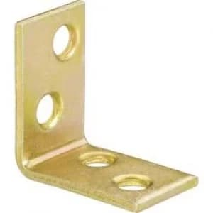 TOOLCRAFT Chair angle 30 mm Steel yellow galvanised