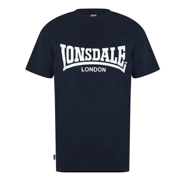 Lonsdale Essentials Logo Tee - Blue L
