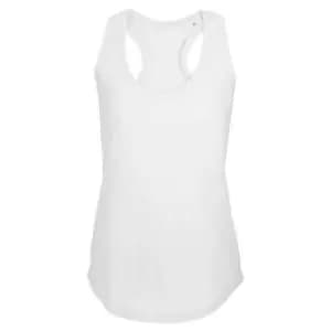 SOLS Womens/Ladies Moka Plain Sleeveless Tank Top (L) (White)