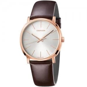 Calvin Klein Mens Posh Rose Gold Plated Watch - K8Q316G6