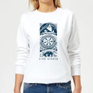 Moana Star Reader Womens Sweatshirt - White - 3XL