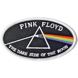 Pink Floyd - Dark Side of the Moon Oval White Border Standard Patch