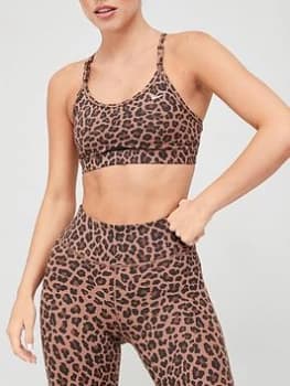 Nike Light Support Indy Bra - Brown, Brown Size M Women