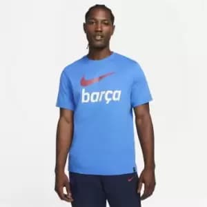 Nike Barcelona Club T Shirt Mens - Blue