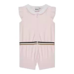 Boss Logo Playsuit - Pink
