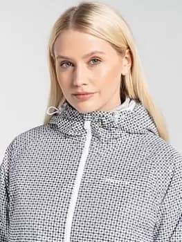 Craghoppers Maeve Jacket - Navy/Print, Navy Print, Size 10, Women