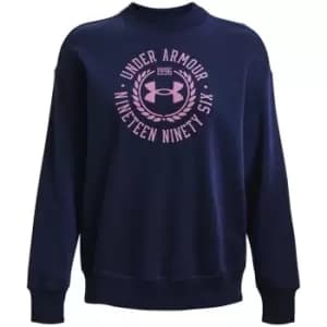 Under Armour Rival Crest Crew Sweatshirt Womens - Blue