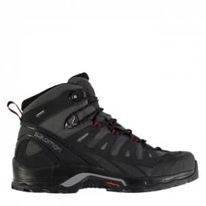 Salomon Quest Prime GTX Mens Walking Boots - Magnet/Blk/Red